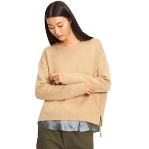 Vince 100% cashmere lace sweater very cute and soft, only wore once